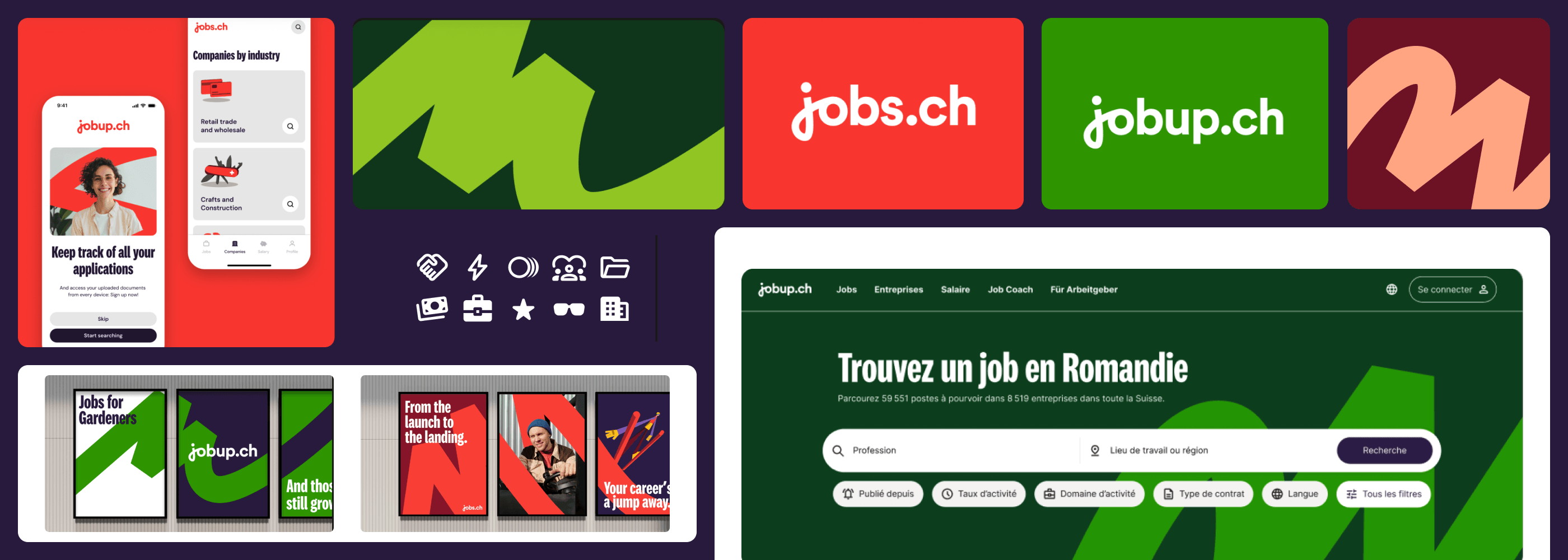 jobs.ch and jobup.ch brand refresh